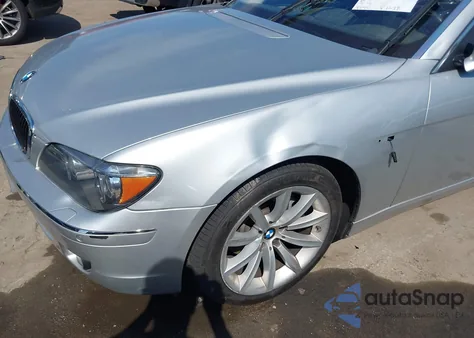 2007 BMW 750Li from USA, damaged, VIN WBAHN83567DT76390